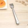 Clipe de comida de aço inoxidável clipe de dente de cozinha para comida clipe de pão não magnético utensílios de panificação clipe de churrasco logotipo
