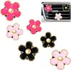 Clipe de perfume para saída de ar de carro, decoração de porta de ar condicionado de carro, comércio exterior, flores fofas de margarida em liga