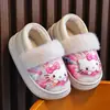 Chinelos de Algodão para Crianças Inverno Meninas Impermeáveis Casa Interna Novo Estilo Meninos Sapatos Quentes de Algodão