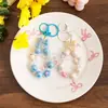 Llavero de Nudo de Lazo con Perlas, Colgante Fresco y Sencillo para Mochila DIY, Decoración de Bolso de Estudiante, Pequeño Regalo