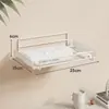 Suporte de Parede para Roteador Conjunto de Suportes de Parede para Set-Top Box Suporte Fixo de Parede Sem Perfuração Suporte de Armazenamento Wifi