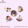 Emblema da pintura do metal, broche do ímã personalizado, emblema do esmalte, emblema da escola personalizado, emblema da liga de zinco fabricantes