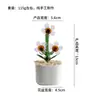 Árbol de Navidad Glaseado de Zibo Planta en Maceta Oficina Decoración Creativa de Escritorio Regalo de Navidad Artesanía de Vidrio Venta al por Mayor