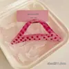 Dulce pinza de tiburón retro para cabello voluminoso, accesorio de pinza para el cabello grande, nuevo y lindo pinza de garra con moño 2026