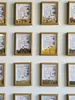Dibujo de Muestra de Material Colgantes de Pared Adornos Ventana de Exhibición de Salón Chino Planta Pared Tridimensional Pintura Decorativa Hecha a Mano