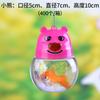 Atacado mini plástico QQ peixe garrafa barraca brinquedo adereços jogo pais-filhos pequeno aquário garrafa de tartaruga garrafa QQ garrafa de água-viva