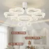 Luz de ventilador invisible para dormitorio, estilo moderno minimalista de lujo ligero, lámpara de techo de alta gama para habitación, comedor, estudio, iluminación Zhongshan