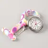Venta al por mayor directa de fábrica, reloj de enfermera de silicona, reloj de enfermera de silicona con transferencia de agua, color del reloj de enfermera, reloj de enfermera