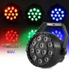 Luzes Par LED de 12 Cores com Controle Remoto Par Lights Bar Casamento UV PAR Transmissão Ao Vivo Estúdio de Dança Luz Púrpura Par Lights