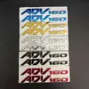 Adequado para Moto Honda Adv160 Carroceria Modificada Adesivos Refletivos de Letras 3D Logo Estéreo para Carro