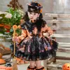 Disfraz Cos de Halloween para Niñas Vestido Abullonado 2025 Nueva Falda Niña Pequeña Calabaza Lolita Vestido de Princesa