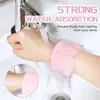 Pulseira Mais Vendida Internacionalmente na Amazon para Banho e Lavagem do Rosto Pulseira Absorvente Multiuso para Remoção de Maquiagem Pulseira Simples Estampada de Leopardo Feminina