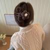 Elegante Presilha de Garra Grampo de Cabelo Flor Grande Acessórios de Cabelo Parte de Trás da Cabeça Feminino 2025 Novo Headwear Clipe Mori de Alto Nível
