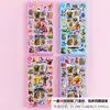 Caja de Pegatinas para Niños con 96 Pegatinas Pequeñas Transparentes de Mascota de Dibujos Animados Impermeables Pegatinas Decorativas para DIY Pegatinas de Material para Scrapbooking