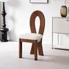 Mesa y Sillas de Comedor, Sillas de Comedor de Madera Maciza, Taburetes Domésticos, Sillas con Respaldo, Llavero Estilo Nórdico de Mediados de Siglo Silla Sirena, Respaldo Alto