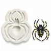 Molde de Silicone para Fondant de Halloween Máscara de Aranha Lábios de Fantasma Decoração de Cupcake de Chocolate Forma de Assar