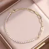 Estilo Coreano Novo Design de Nicho Exquisite Joias Femininas Incrustadas com Zircônia AAA Pulseira Versátil da Moda Acessórios Femininos