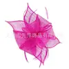 Novo Acessório de Cabeça de Fio de Cânhamo Amazon Europeu e Americano Aro de Cabelo de Linho Exquisito Acessório de Cabeça de Pena Elegante Retrô para Festa para Mulheres