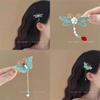 Novo Grampo de Cabelo Borboleta Estilo Chinês Clipe Lateral de Alta Qualidade Cartão de Cabelo Fluido Acessório de Cabeça Hanfu Clipe Lateral Grampo Acessórios de Cabelo Elegantes