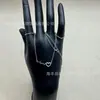Nuevo Collar de Moxi para Mujer, Cadena para Clavícula con Patrón de Corazón ECG de Celebridad de Internet, Cadena para Cintura de Nicho, Accesorio de Personalidad Simple y Elegante