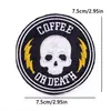 Tianyino Cross-Border Especializada em Série Caveira Punk Adesivos Patch DIY Acessórios para Roupas Patches de Tecido Bordados