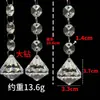 Adornos Pequeños de Cuerda Hechos a Mano en Acrílico Tiras de Iluminación de Cristal Accesorios para Joyería DIY Hechos a Mano Cuentas Colgantes Cadenas de Hierro Otros Ninguno