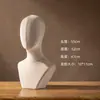 Soporte de Exhibición para Cabeza de Maniquí, Soporte para Sombrero de Cabeza de Maniquí, Accesorio Prop de Exhibición para Bufandas, Exhibición de Ventana, Adorno Simple para Fijar con Pines