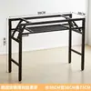 Estrutura de mesa dobrável mesa longa estrutura de mesa de camada dupla estrutura de ferro pernas de mesa pernas de mesa de camada única mesa de jantar simples suporte branco