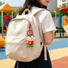 Chaveiro Tutu Orelhas Grandes Desenho Animado Boneca 3D Fofa Chaveiro de Mochila Requintado Figura de Anime Pingente Pequeno