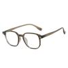 Gafas ópticas planas de TR90 nuevas japonesas y coreanas, estilo de celebridad de Internet para mujer, pequeñas, frescas y sencillas, con remaches y protección contra la luz azul