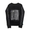 Top Versátil de Manga Longa com Estampa Y2K Retro Harajuku Dark Street Hip-Hop para Primavera Antecipada Transfronteiriça, Camiseta de Casal