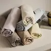 Funda de Almohada de Algodón 100% Cepillado Estilo Maternidad y Bebé Clase A 48*74 Paquete Doble Funda Interior para Relleno de Almohada de Algodón Puro Individual