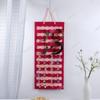 Bolsa Colgante de Fieltro Transfronteriza para Joyería, Accesorios para el Cabello, Bolsa de Almacenamiento, Estante Organizador de Pasadores y Gomas para el Cabello Montado en la Pared