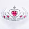 Amor corona corona niños niños plástico corona tocado pasador diadema infantil set fabricantes de juguetes al por mayor