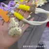 Nuevo Producto Dorado Llavero de Calabaza Tian Guan Ci Fu, Prosperidad Ilimitada, Colgante de Oro Puro, Pequeños Regalos Promocionales para Conferencias de Negocios al por Mayor