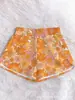 Verano 2026 Nuevos Shorts Estampados de Doble Color de Cintura Alta Ropa para Mujer de Comercio Exterior Transfronterizo Europeo y Americano Elástico Digital 2026 Nuevo