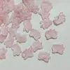 Fondo Plano Doble Agujero Flor de Loto Vidrio Accesorios para Joyería DIY Estilo Antiguo Pasador Joyería de Mano Colgante Vidrio Accesorios para el Cabello Retro Material