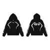 Moletom com Capuz Solto Masculino Hellstar Cross-Border Alta Qualidade Retro Americano High Street Traje Nfc