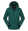 Jaqueta 3 em 1 (Forro de Fleece) (Capuz Removível) Unissex Casual Versátil Outdoor Diário