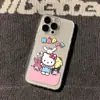 Kuromi Kt Cat Es Adecuado para Iphone15Promax Apple 16 Nicho 14 Creativo 13 Anticaída 11 Carcasa Espacial