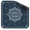 Alfombrilla de Mahjong Estilo Europeo y Americano, Alfombrilla de Ratón para Uso en Casa, Alfombrilla Silenciosa de Mesa de Mahjong, Estilo Verde de Golf, Impermeable y Antideslizante