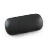 Estuche Ovalado de Cuero de Color Sólido para Gafas con Tapa abatible, Caja de Almacenamiento Anticolisión para Gafas de Prescripción y de Sol. En Stock, Soporta Logo Personalizado