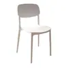 Cadeira de plástico casa engrossada nórdica restaurante cadeira com encosto mesa de jantar cadeira de jantar comercial moderna simples banquinho não