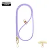 Cordón Original para Teléfono Móvil 6mm Fuerte para Colgar en el Cuello Cruzado Ajustable Exterior Antiperdida Exquisita Cuerda Trenzada para Muñeca Oro