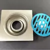 Grelha de Piso em Aço Inoxidável 304, Alto Fluxo de Descarga Direta, Anti-Odor, Uso Duplo para Banheiros de Hotel e Máquinas de Lavar, Grelha de Piso para Engenharia no Atacado