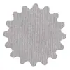 Papel de Lija de Malla de 3 Pulgadas Flor de Ciruelo Respaldo de Terciopelo Sin Polvo Malla de Lijado para Pintura Malla de Lijado para Pulido de Metal Anti-Obstrucción