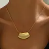 Collar de Diseño Geométrico de Moda Transfronterizo, Cadena para Clavícula con Diseño Personalizado de Forma de Nicho, Collar Versátil de Estilo Lujo Ligero