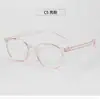 Armações de Óculos de Grau Tr90 para Fornecimento Transfronteiriço com Lentes de Alto Grau, Armações de Aro Completo para Rosto Pequeno, Armações Ovais para Atacado