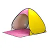 Tienda de Playa Apertura Rápida Portátil Totalmente Automática Aislada Parasol para Niños Sin Montaje Plegable Simple Camping Exterior