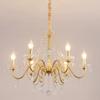 Lustre de cristal europeu sala de estar quarto sala de jantar cozinha banheiro moderno simples atmosfera lâmpadas decorativas atacado